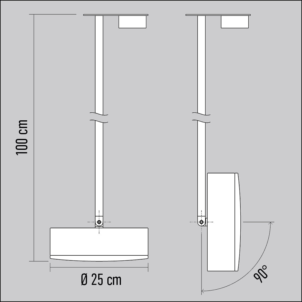 Radieux 100cm blue