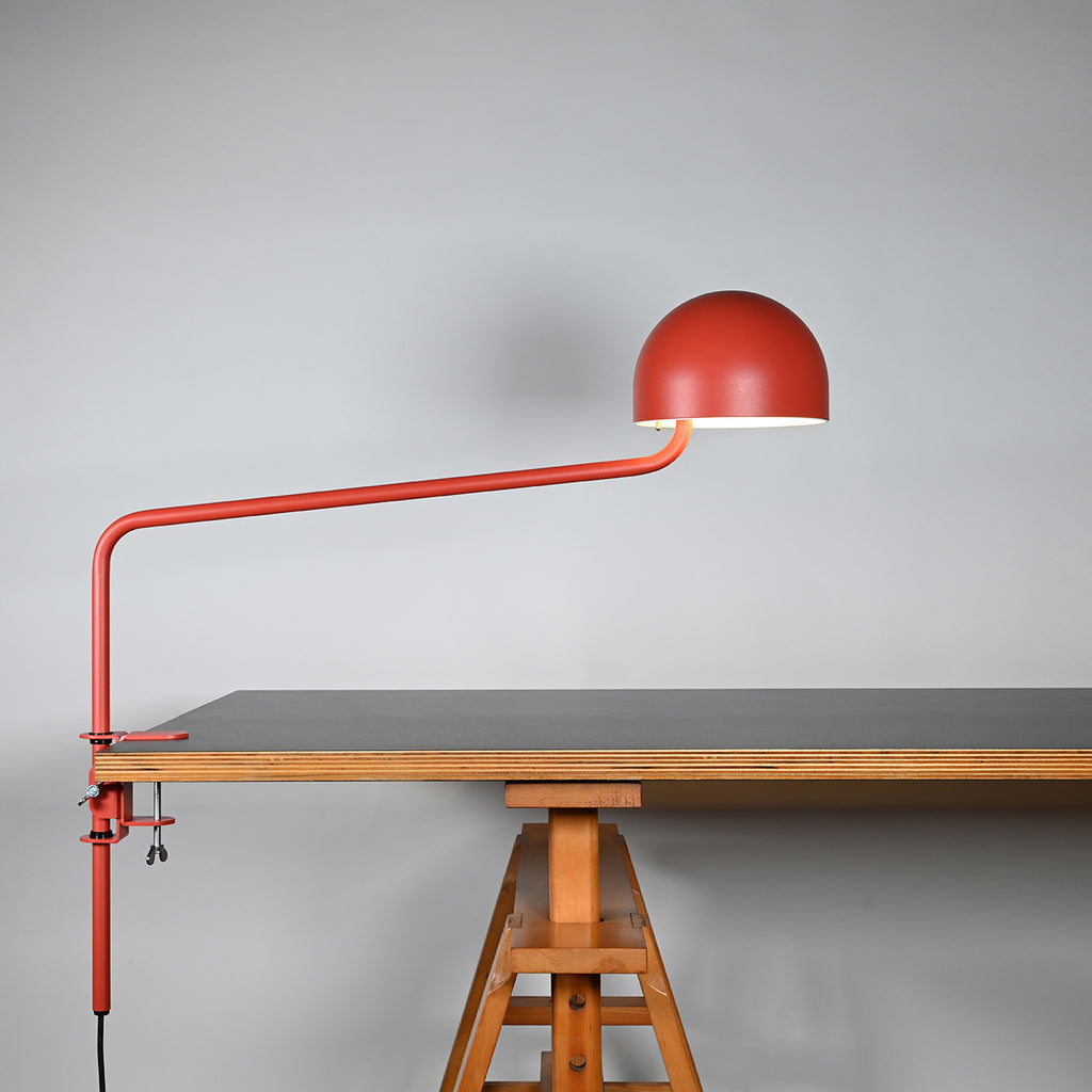 Long armed Officer desk or wall red / white