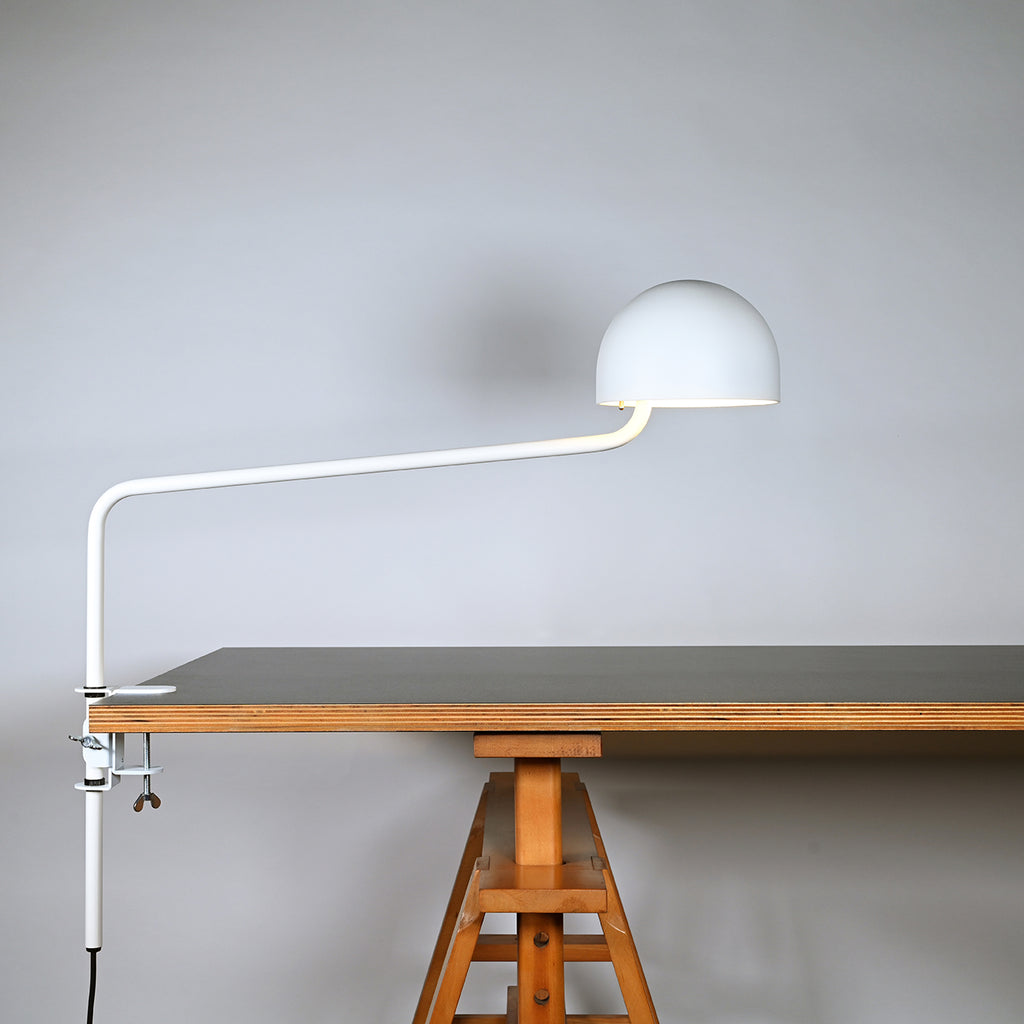 Long armed Officer desk or wall white / white