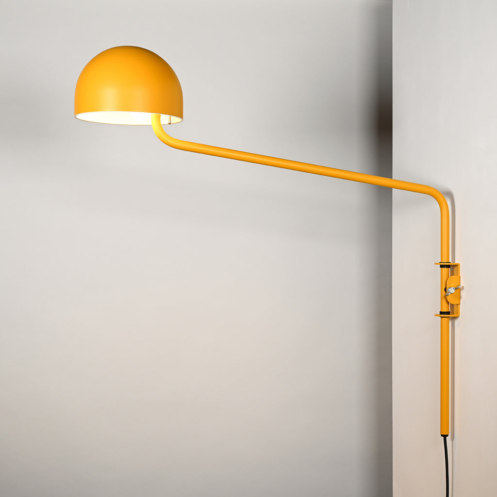 Long armed Officer desk or wall yellow / white